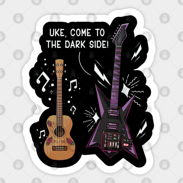 Guitarist Music Gift Musician Men Women Kids Funny Guitar Sticker by KsuAnn